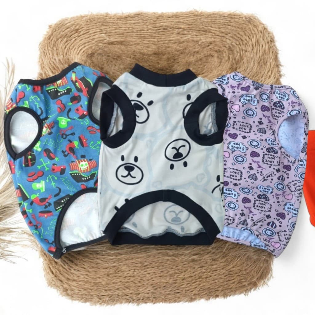 Roupa Pet de Cachorro Verão Gato Pet Estimação Pet Macho Femea Qualidade Pet 4 Patas Moda Pet