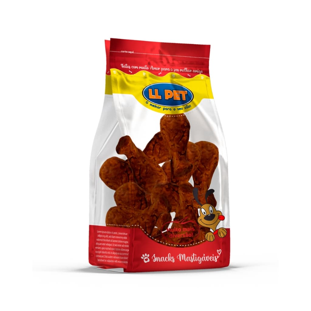 Petisco para Cães Coxa Pacote com 1kg LL Pet