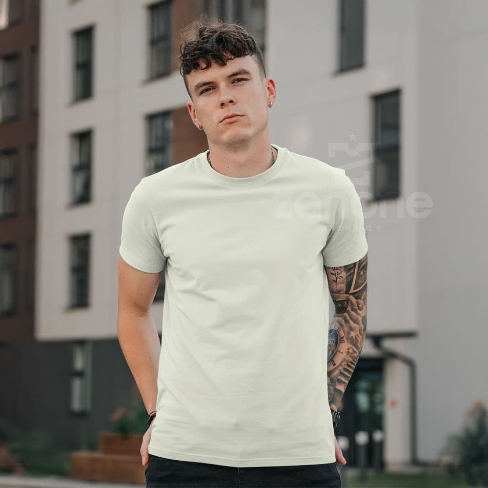 Camiseta Masculina 100% Algodão Zanone Malhas 30.1 Qualidade Premium Confortável Casual