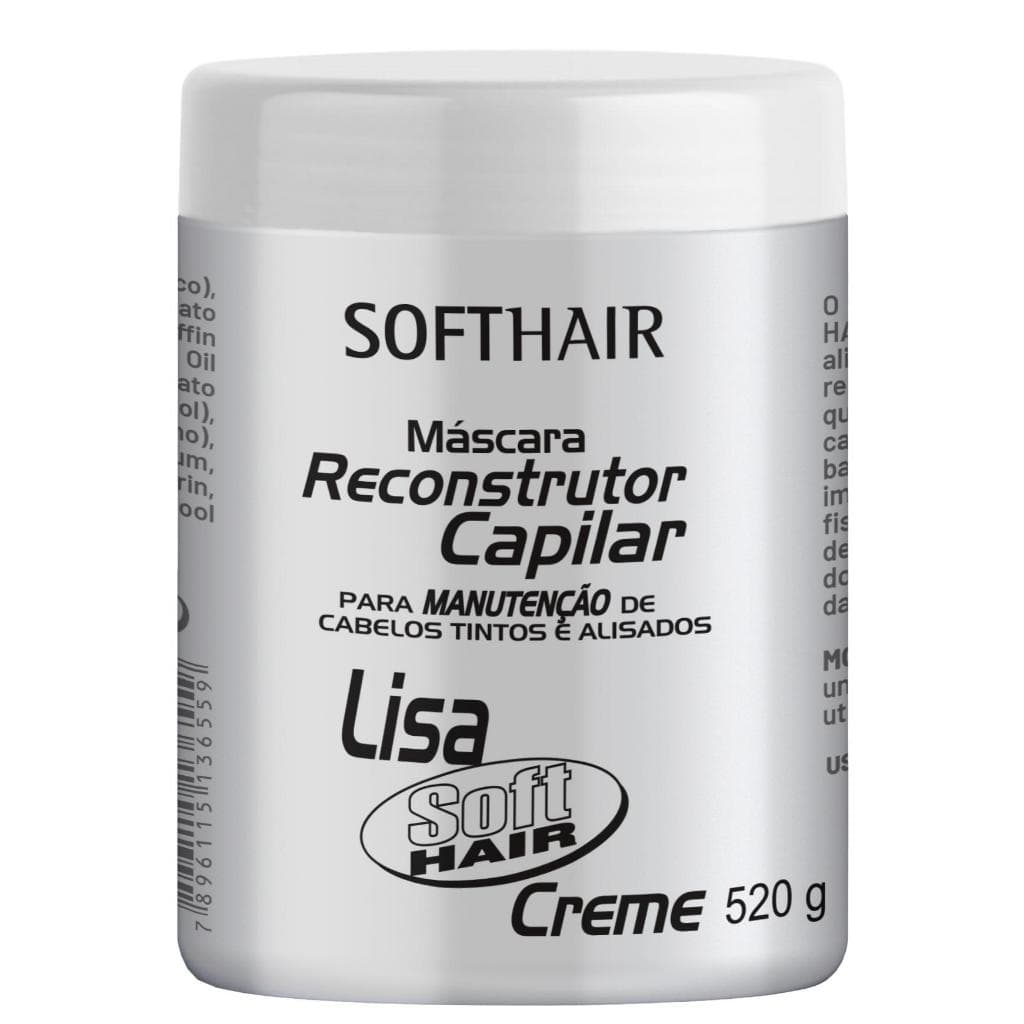 Máscara Lisa Creme Reconstrutor 520g Softhair
