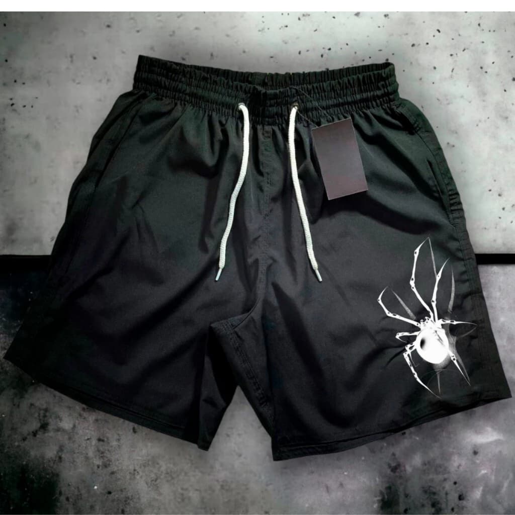 Short Praia Masculino Bermuda Tectel Estamdo Aranha