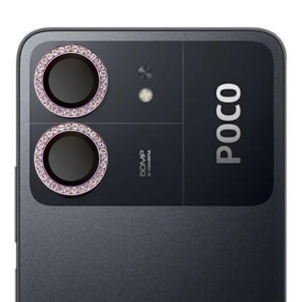 Película Strass Rose para Câmera Xiaomi Poco C65