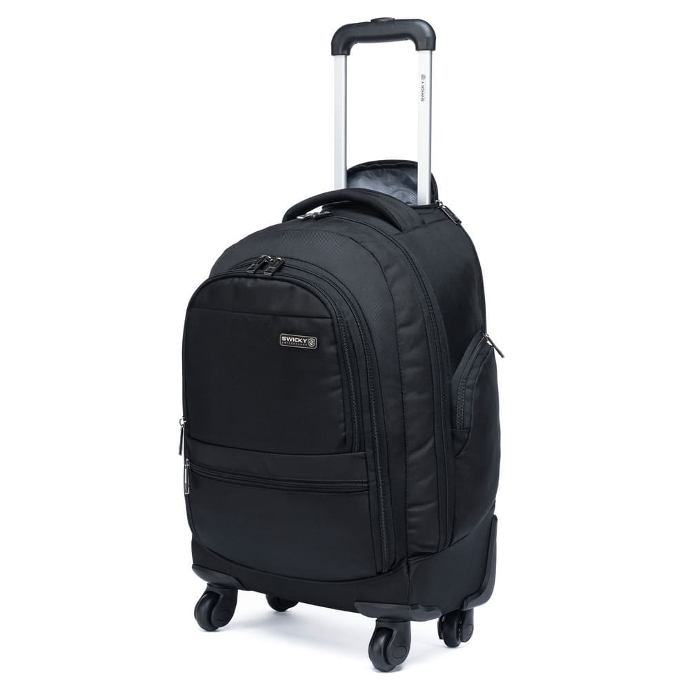 Mochila Bolsa Rodinhas Swicky Executiva Grande Resistente Trabalho