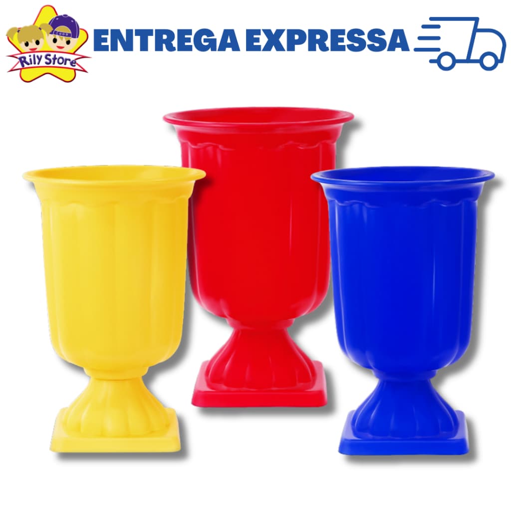 Vaso Grego Decorativo para Decoração de Festas + Diversas Cores