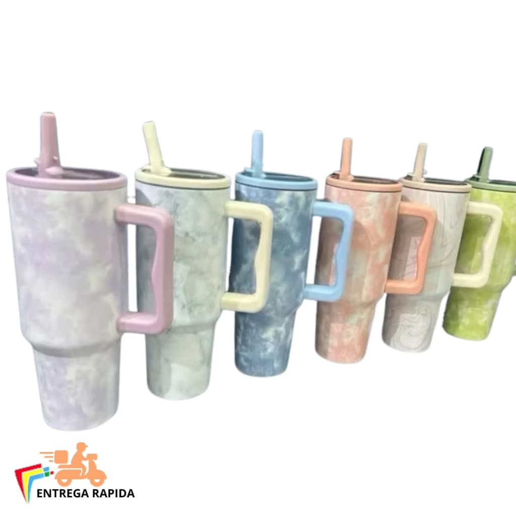 HKX Copo Térmica Garrafa Camuflar Com Tampa E Ganudo 1200ml 40ozBEVERAGE CUP