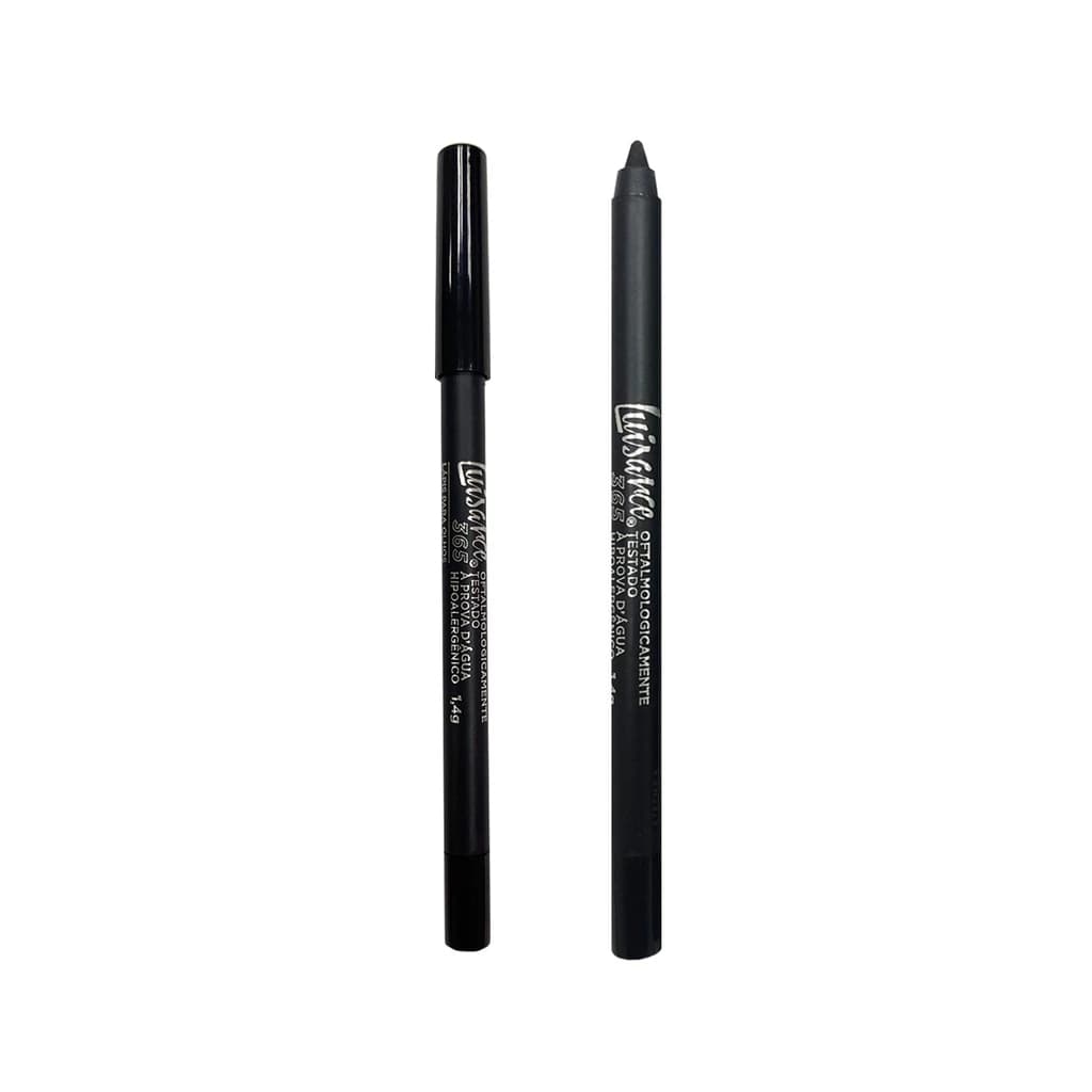 KIT COM 2 UNIDADES Lápis para olhos Luisance Preto lapis apontavel