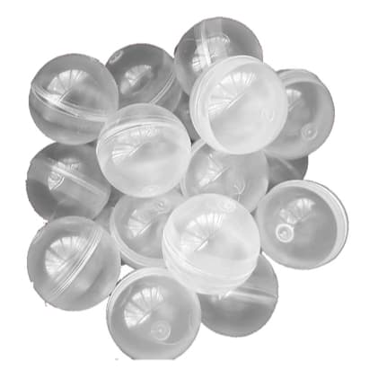 KIT CAPSULAS 1 POLEGADA VAZIAS PARA BRINDES/ KIT FESTAS/LEMBRANCINHAS