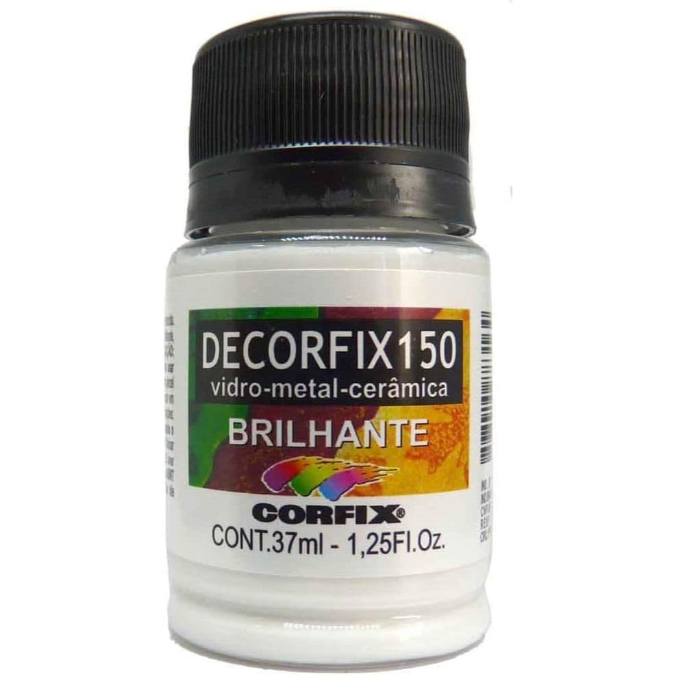 Tinta Decorfix 150º Brilhante Corfix - 301 Branco (37 ml)