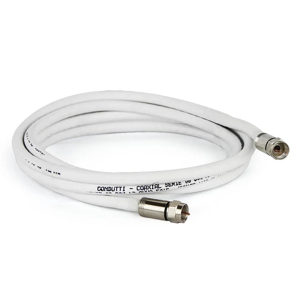 Cabo TV Coaxial 7 Metros Antena Com Conector Montado RG6 RG59 Universal TV Digital