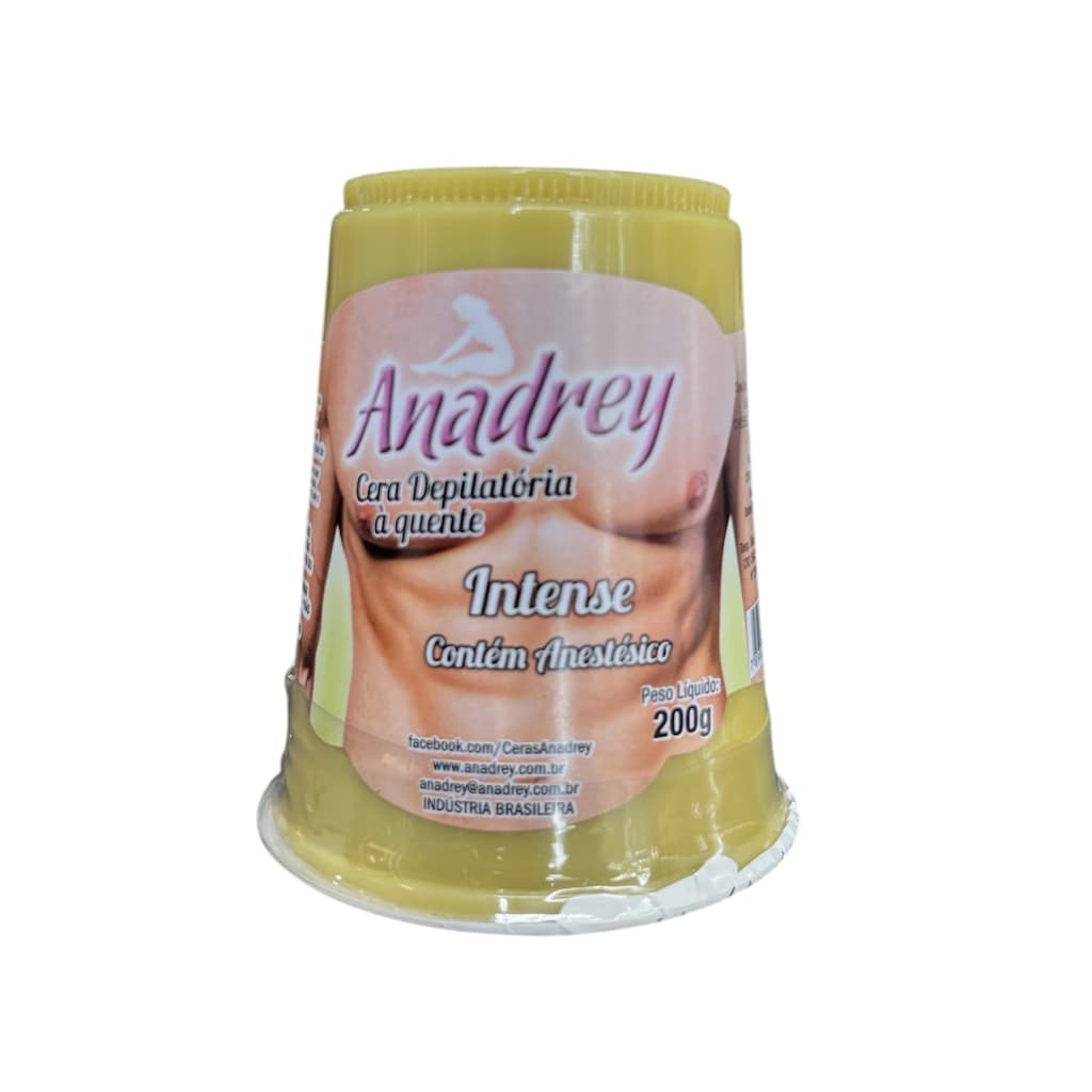 Cera Depilatória a Quente Anadrey Intense 200g