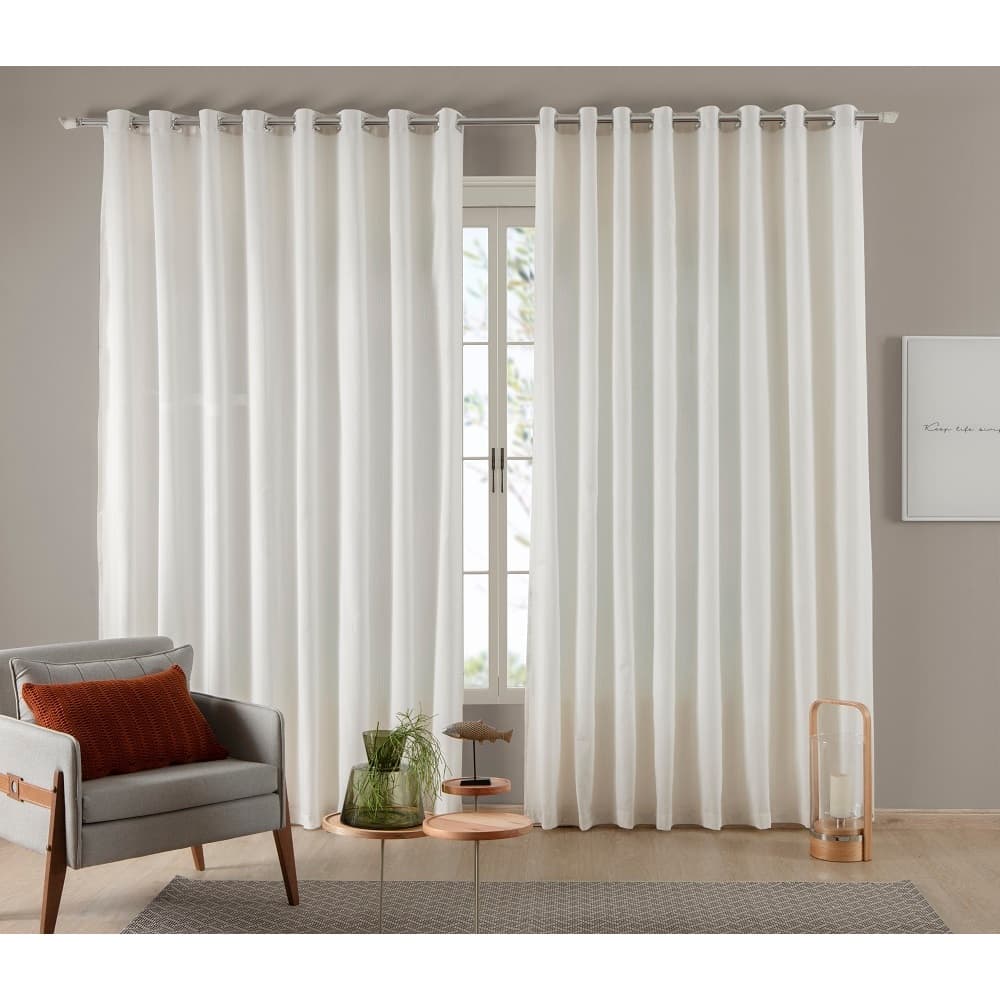 Cortina Para Sala 6,00 Largura X 2,50 Altura Tecido Rustic