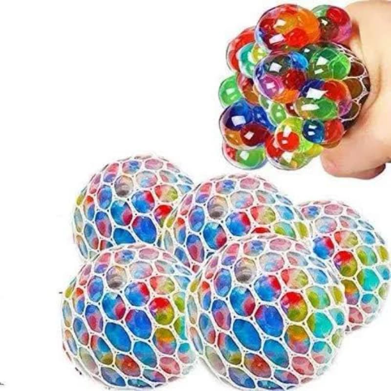 4 Bola Squish Antes Stress coloridas fisioterapia e diversão
