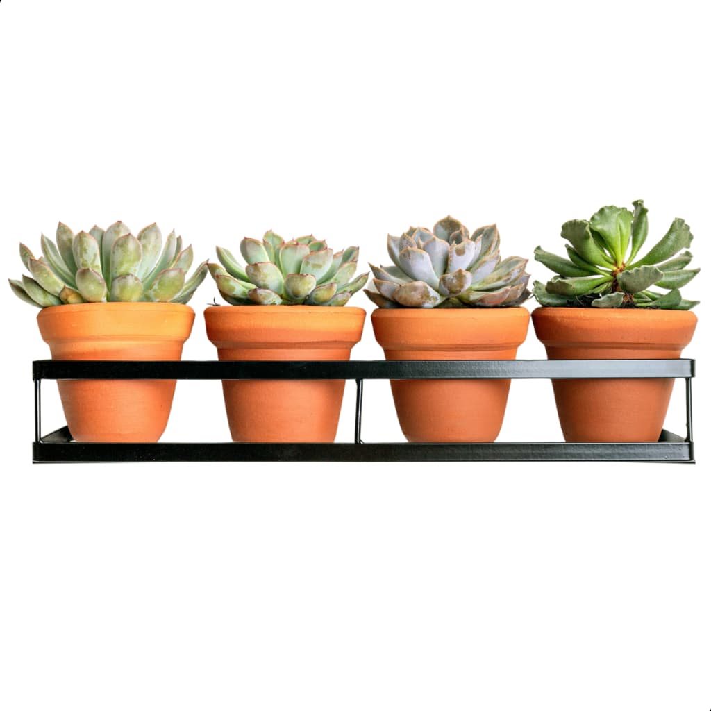Suporte Para Vaso De Plantas Em Ferro Reforçado Rustico Prateleira de Parede para Vasos e Plantas
