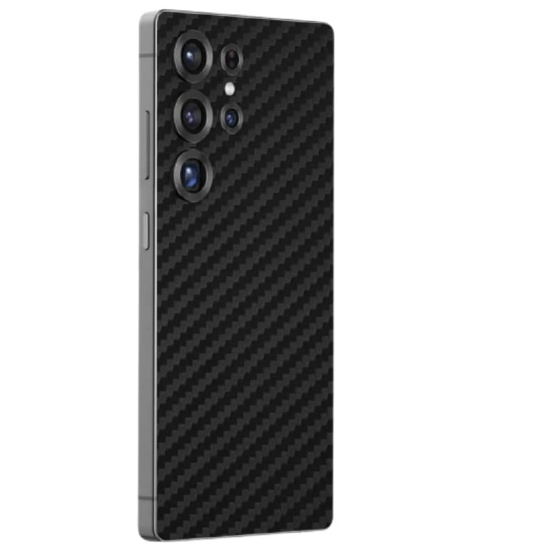 Skin premium fibra de carbono verso apenas para Galaxy s25 ultra