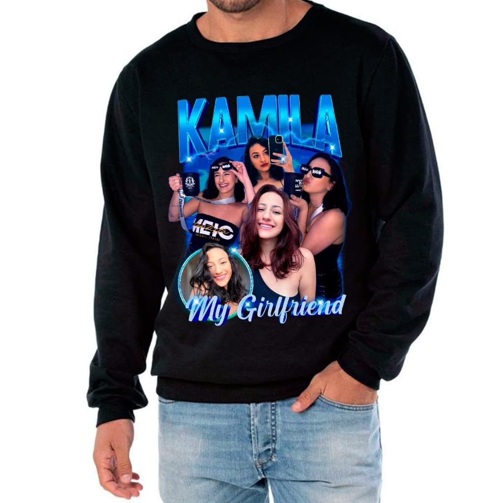 Moletom Personalizado para Namorado(a) | Foto e Nome na Estampa
