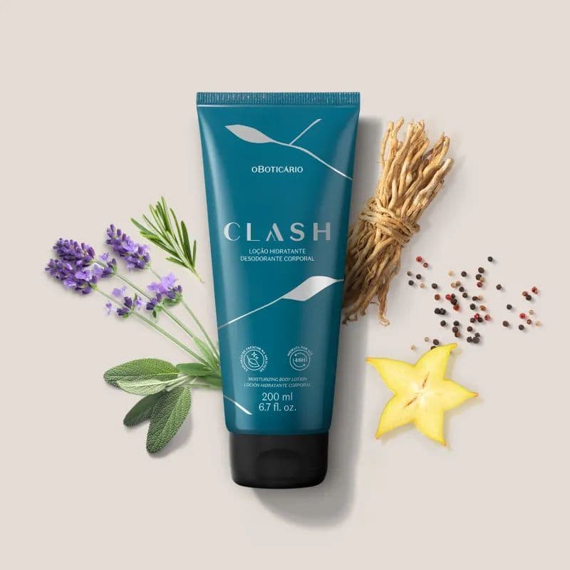 Loção Desodorante Hidratante Corporal Clash 200ml
