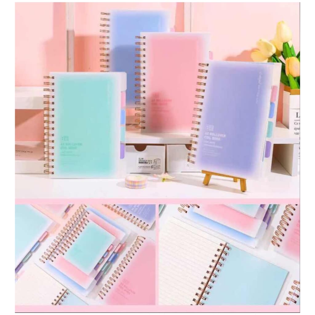 Caderno Book B5 Colorido
