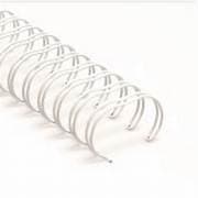 Wire-o 3/4 c/25  Unds Silver=Prata (A-4)  c/ 23 Anéis Ps 2x1 P/140 Fls/75 Grs