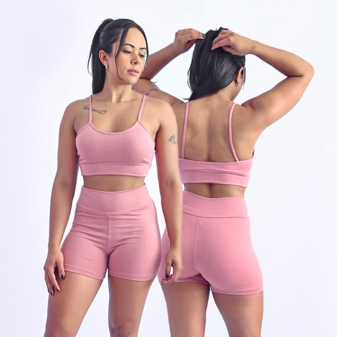 Conjunto Academia Feminino de Suplex Conjunto Fitness Esportivo