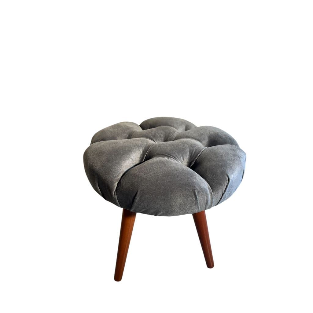 Puff Redondo BIG ESTOFADOS - Luxo, Conforto e Estilo para Sua Casa ou Escritório Capitone Retro