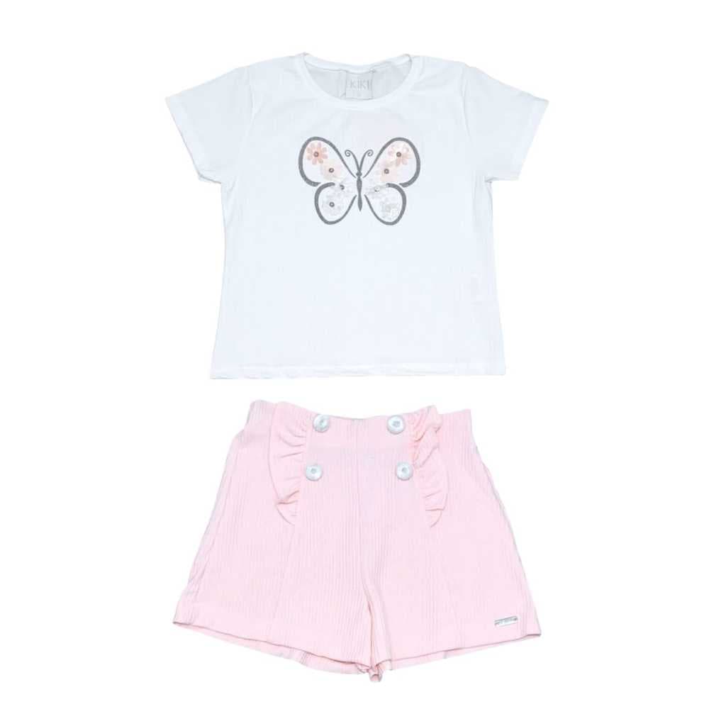 Conjunto Infantil Feminino KIKI XODÓ Borboleta