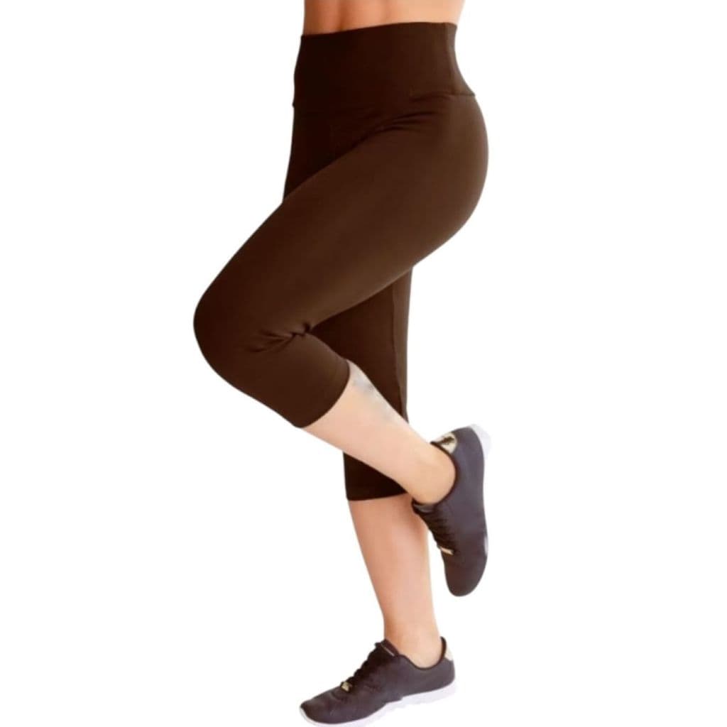 Calça Legging Corsário Suplex Cintura Alta Academia Fitness