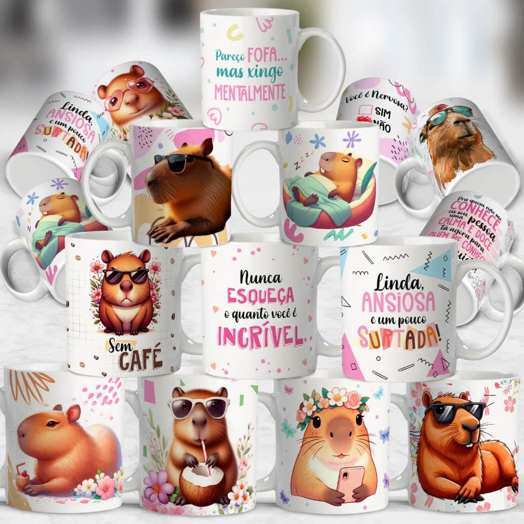 Caneca Personalizada Capivara