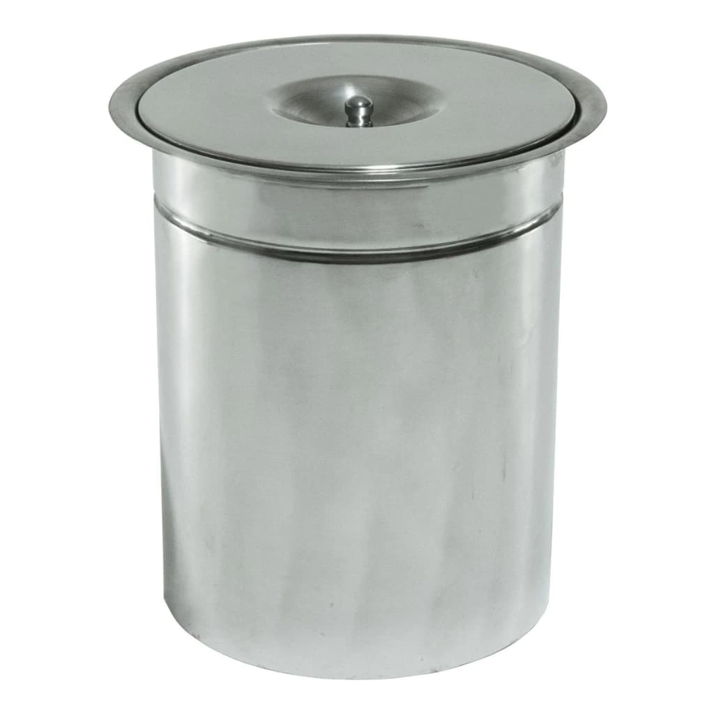 Lixeira de embutir em Inox para Cozinha Pia Granito 3 Litros - Gourmet Luxo
