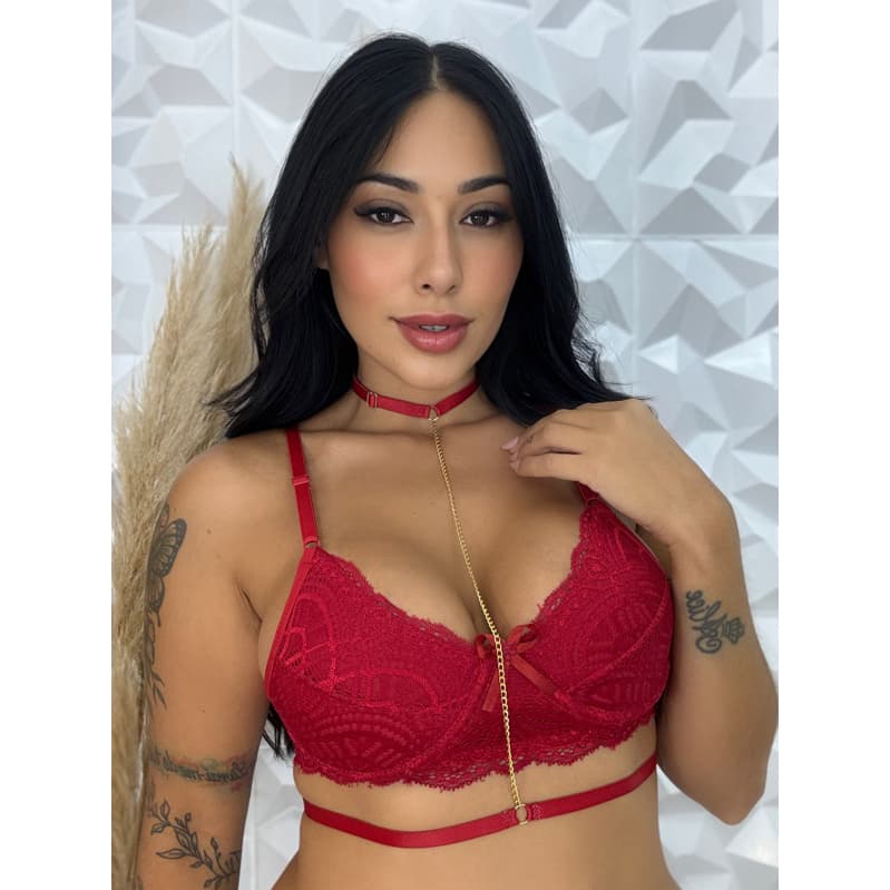 choker gargantilha feminina com corrente e regulagem