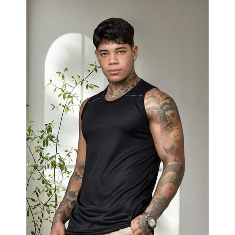 Camiseta Regata Masculina Esportivas Para Academia caminhada treino e dia a dia