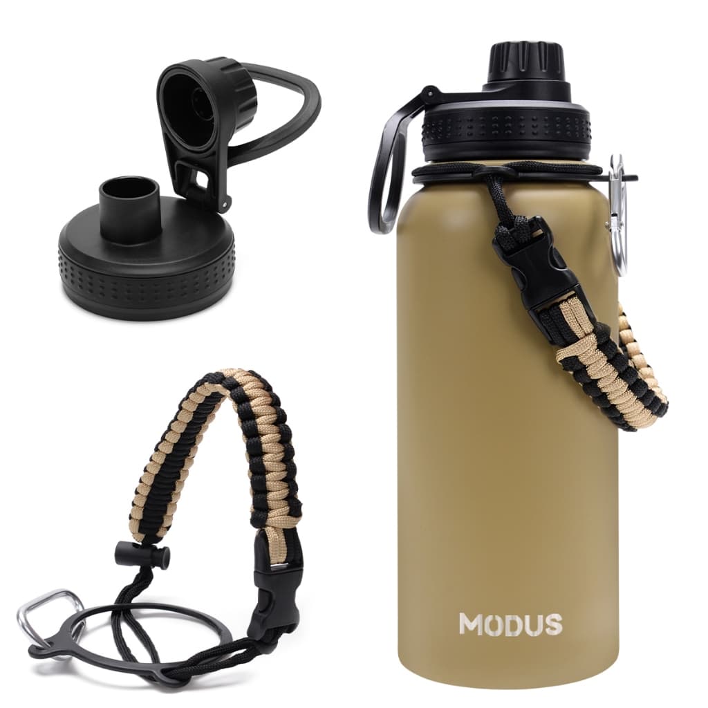 Modus Garrafa Térmica 1000ml de Aço Inoxidável Esportiva Com Isolamento
