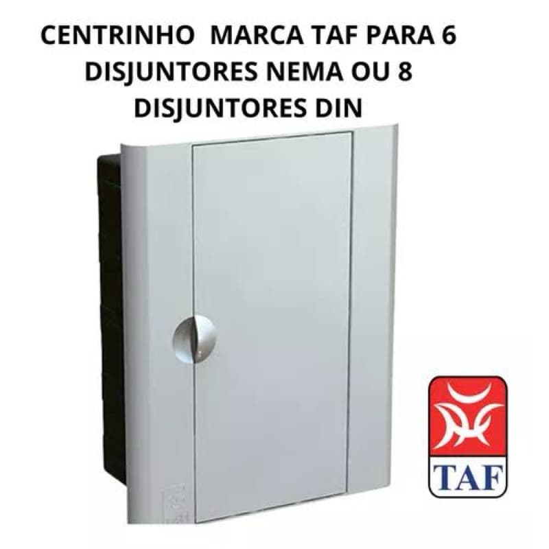 CENTRINHO QUADRO TAF PVC 06/08 DISJUNTOR BR EMB
