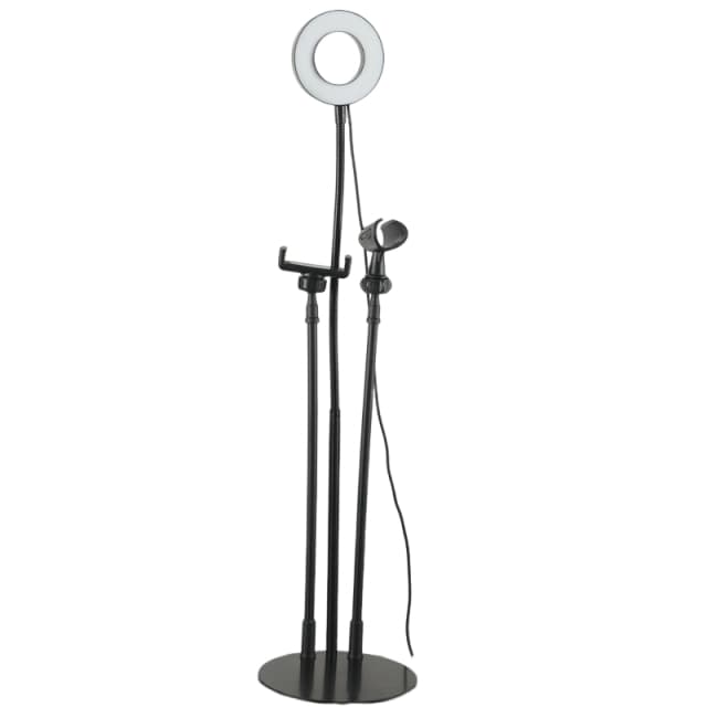 Ring Light Suporte Para Celular de Mesa 3 Em 1 Ring Light Led Professional Live Stream Selfie