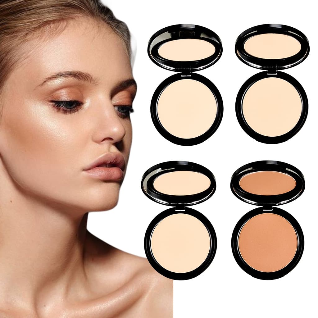 Pó Compacto Mineral Fixador Controle de Óleo Fixar Maquiagem Reparação 8.2G Z.A.C COSMETICS PW0256
