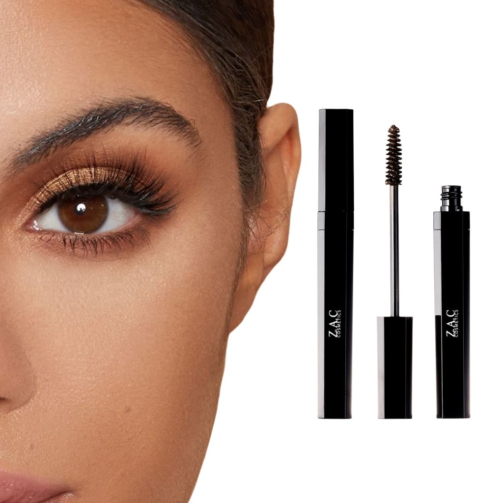 Máscara para cílios a prova d'água cor preto Z.A.C COSMETICS MR0458