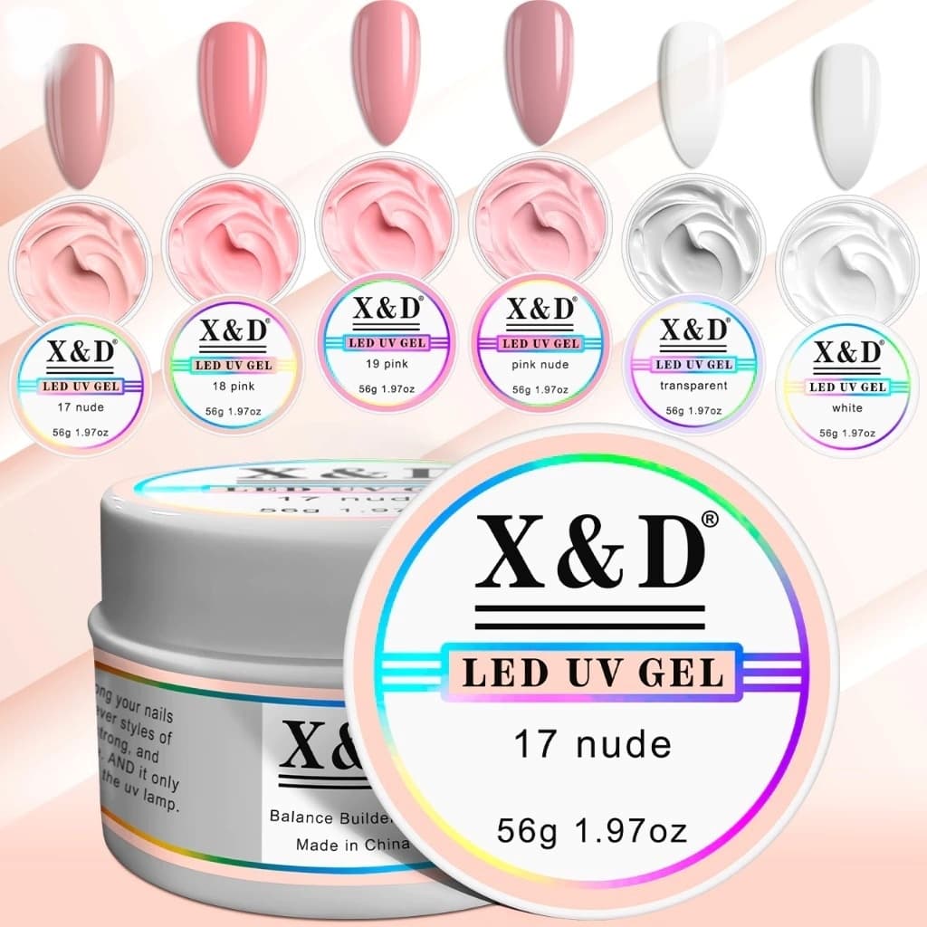 Gel X&D 56g Para Unhas Gel fibra XED XD Profissional Alongamento De Unha