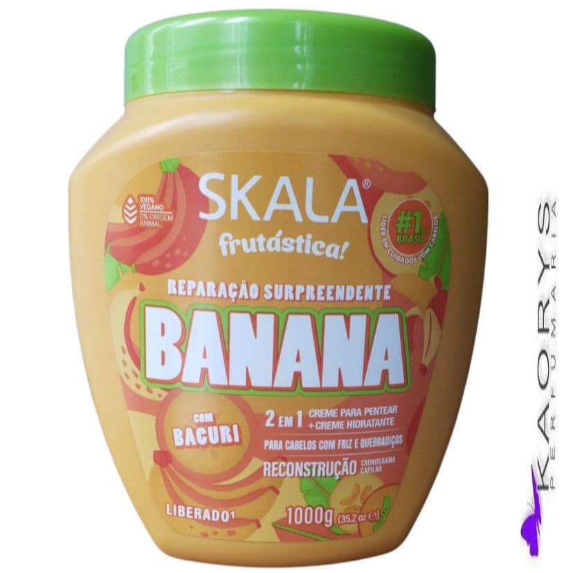 Creme de Tratamento Banana e  Bacuri 1kg