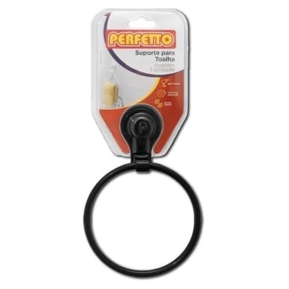Suporte porta Toalha Com Ventosa - Sem Furo E Sem Sujeira