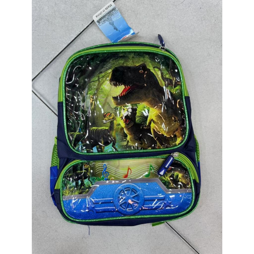 Mochila Escolar Infantil Menino Menina Dinossauro