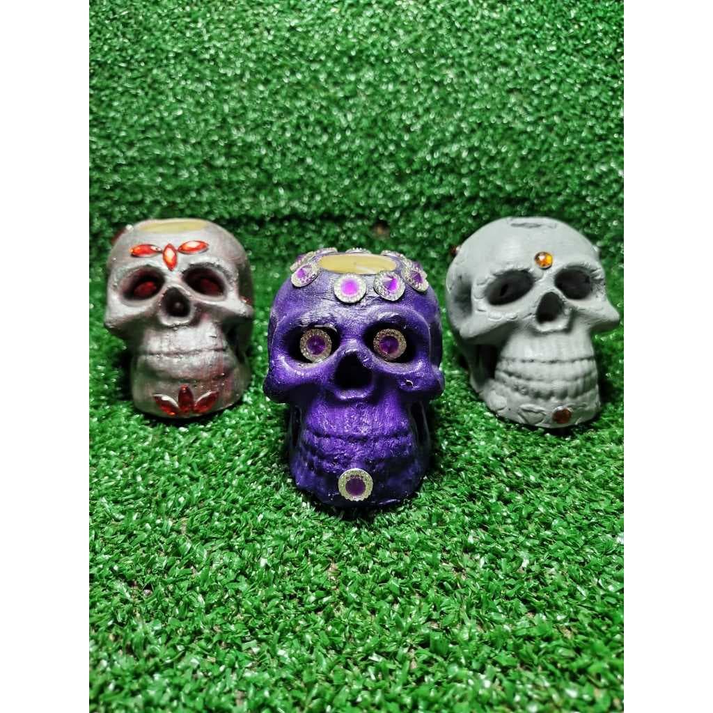 CRANIO CAVEIRA PORTA VELAS (UN)