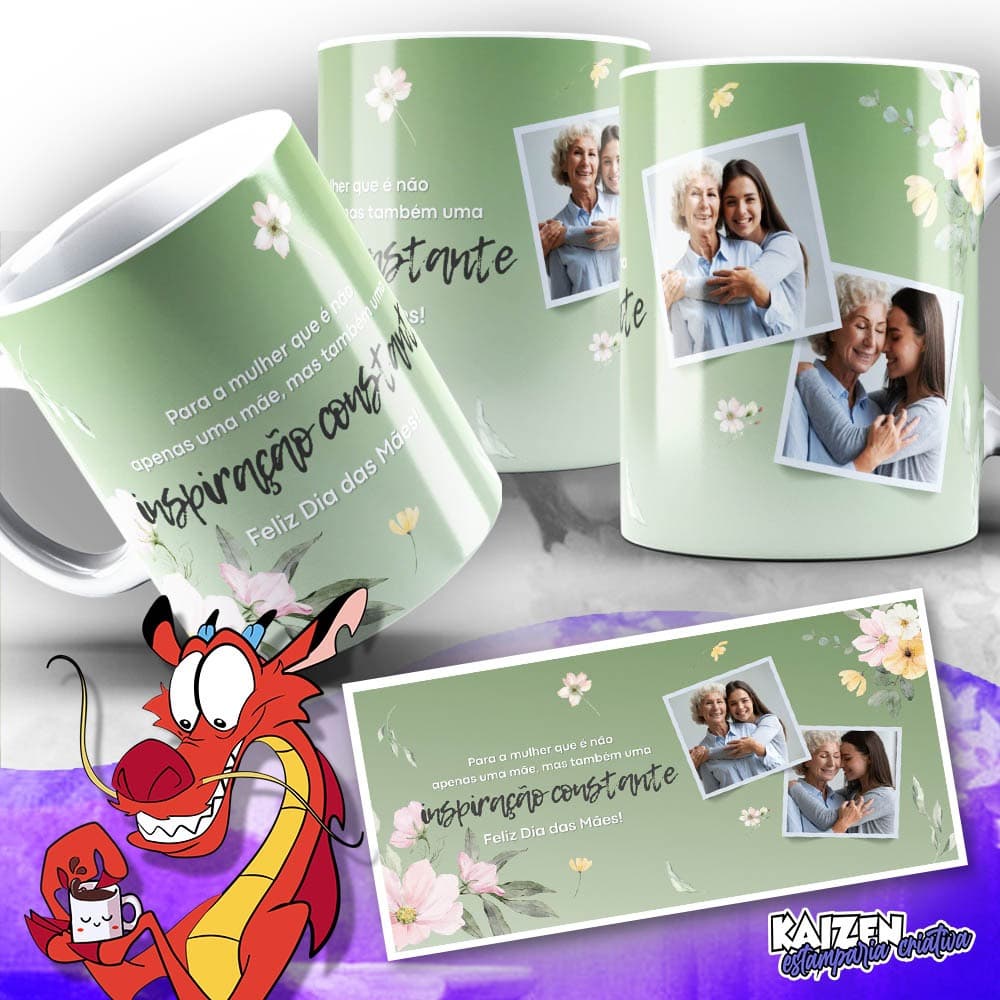 Caneca - Dia das Mães Personalizada (Com fotos, frases e nomes)  - Presente Especial - Cerâmica