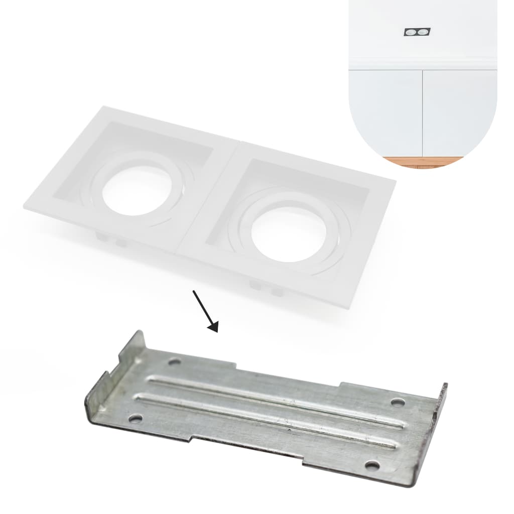 Emenda Conector Pra Suporte Spot Par20 Recuado
