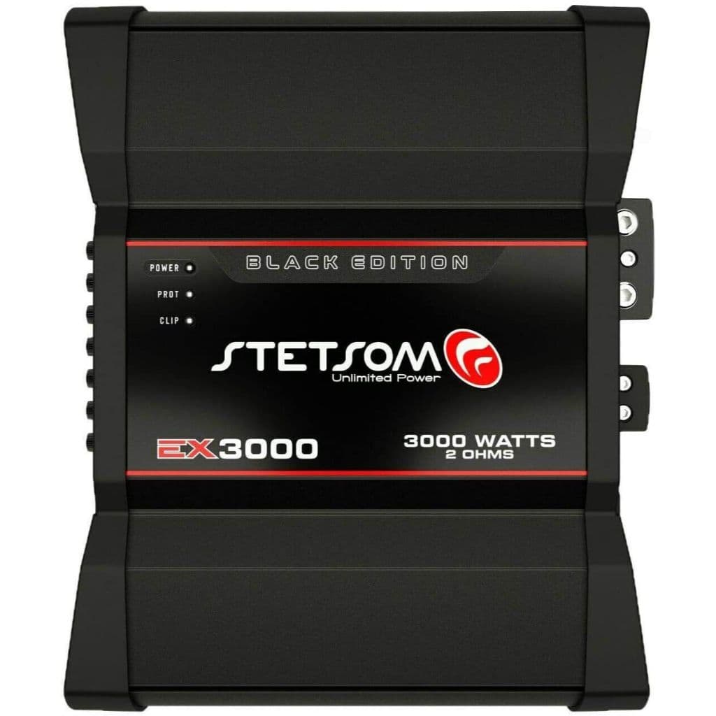 Modulo Amplificador Stetsom 3000 Rms EX-3000 Black Export Line Mono Digital 1 Canal 2 Ohms