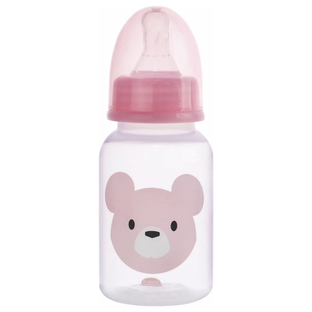 Mamadeira Anticólica Bico Fino Silicone 150ml Plasútil
