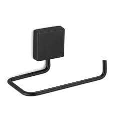 Porta Papel Higiênico Banheiro Suporte Lavabo Vaso Sanitario Parafuso e Bucha Black