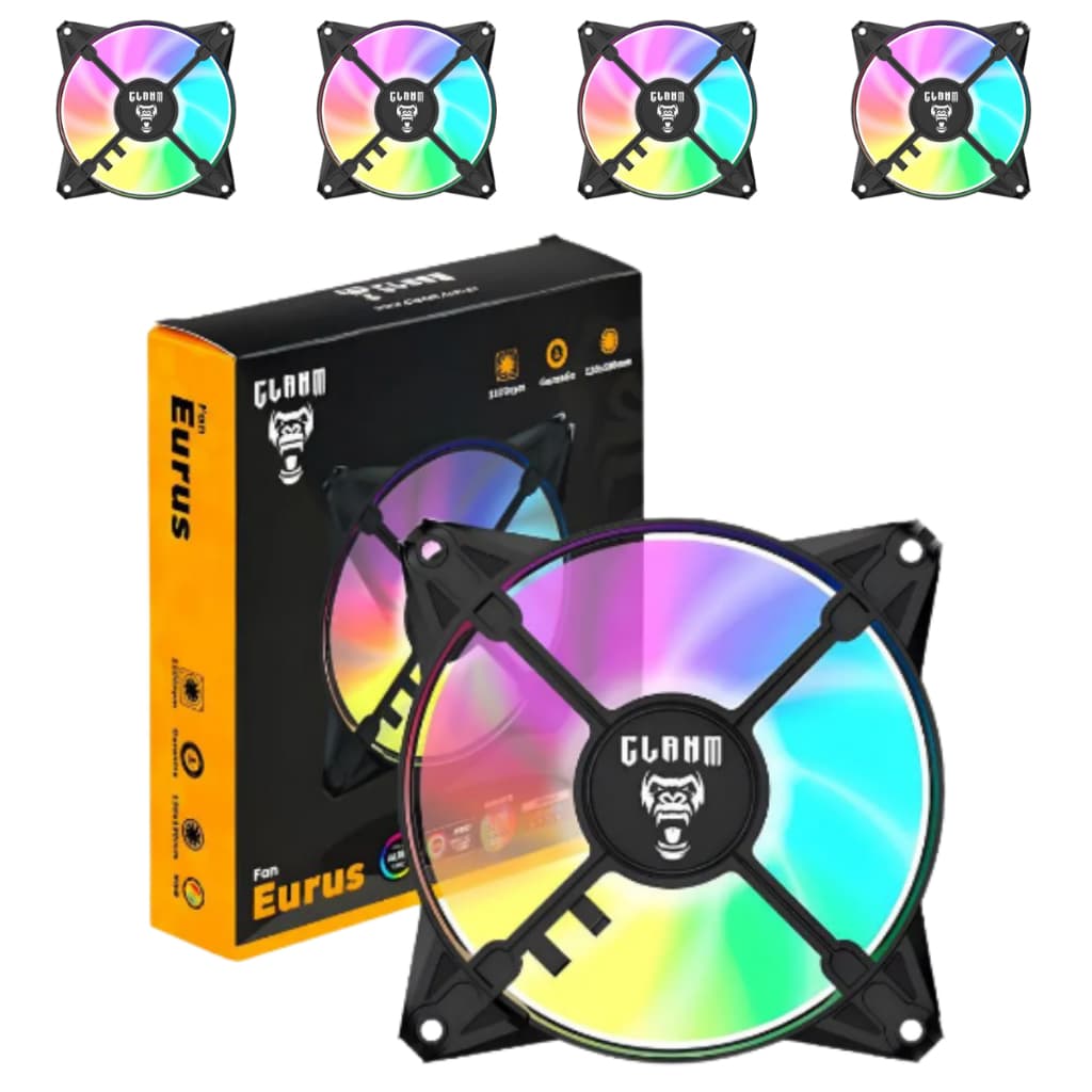 Fan Eurus Gamer Clanm Cooler 120mm Rgb 1100rpm