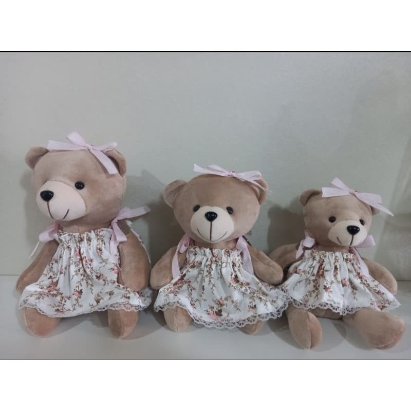 almofada urso trio decoração nicho prateleira