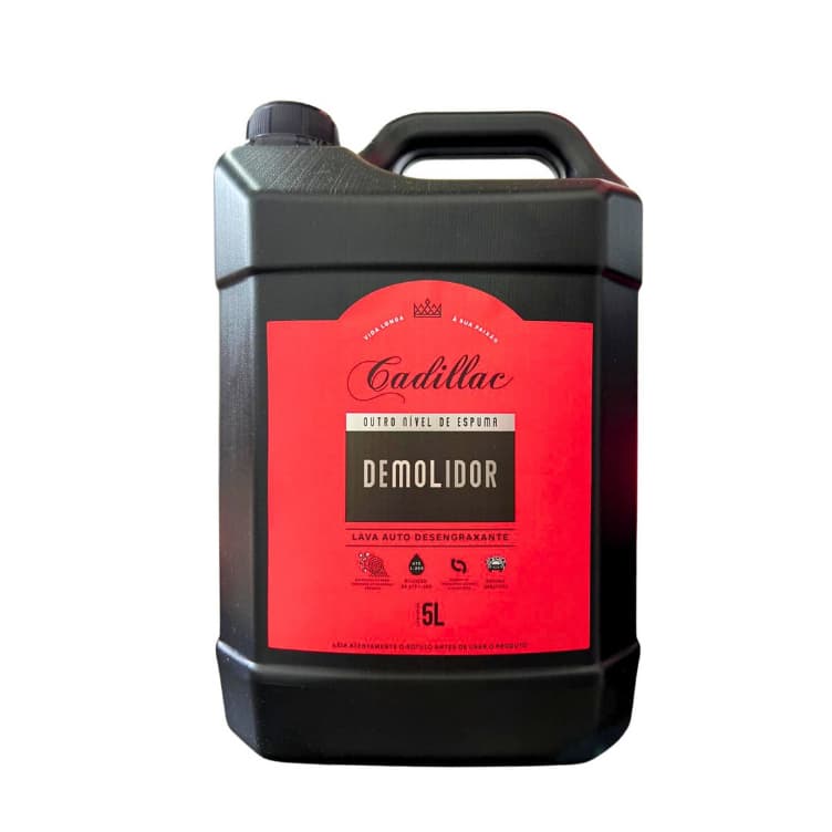 Shampoo Automotivo Demolidor Desengraxante 5L Cadillac Pré-Lavagem Lava Autos Concentrado