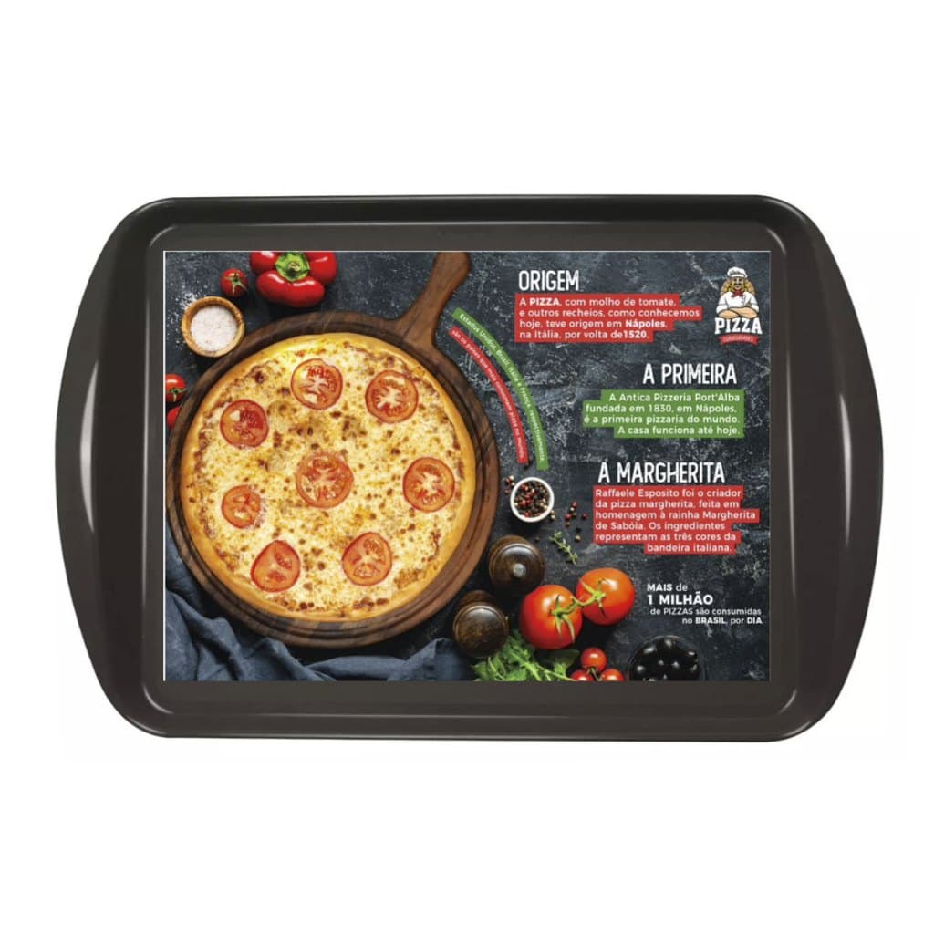Jogo Americano Toalha de Mesa de Papel descartável Pizzaria Pizza 50 un