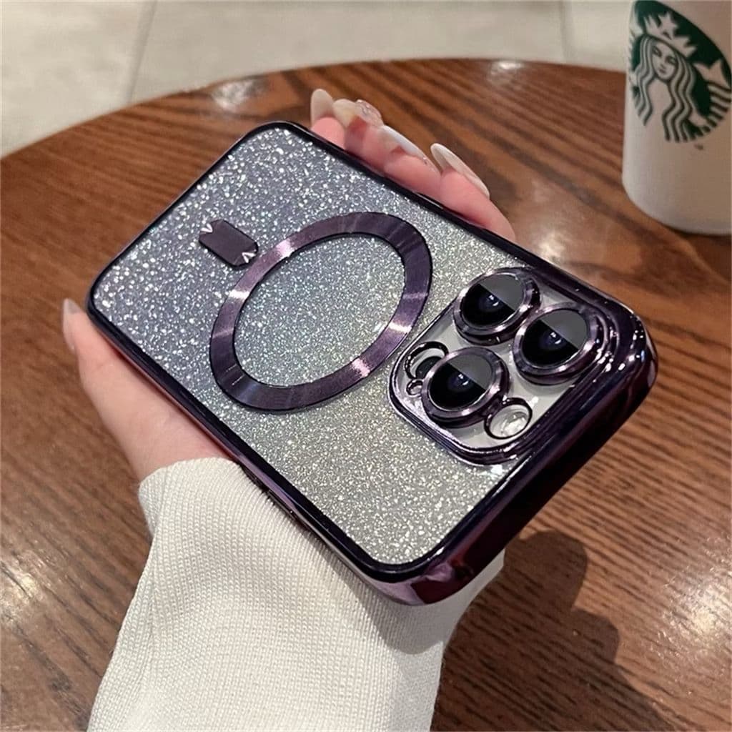 Capa Magnética flash Avançada iPhone 15 Pro Max 15 15 pro De Proteção Da Câmera 15 Promax Macia TPU Totalmente Fechada